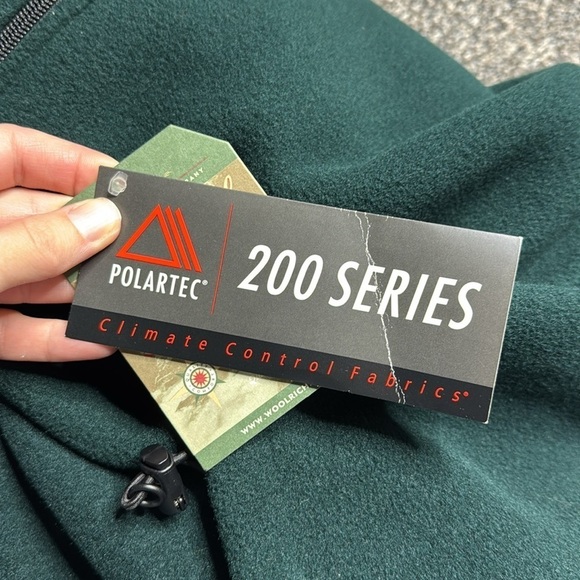 Woolrich Eau Claire U.S. Ski Jumping Ski Club Green Fleece Vest NWT Size XL - Picture 10 of 11